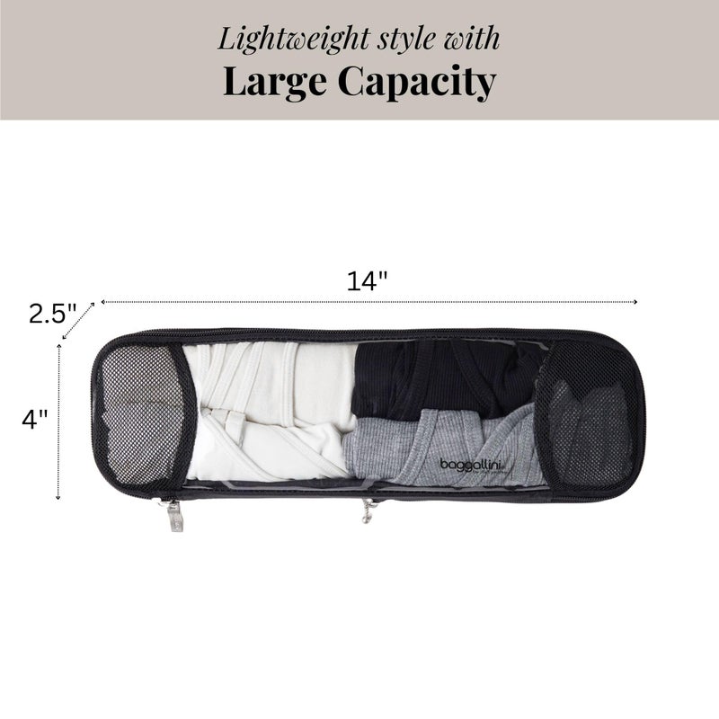 Baggallini Long Compression Cube - Lightweight Compression Packing Cube for Travel - Image 4